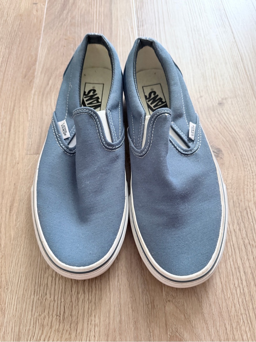 Vans Slip-On Canvas Loafers - Slate Blue